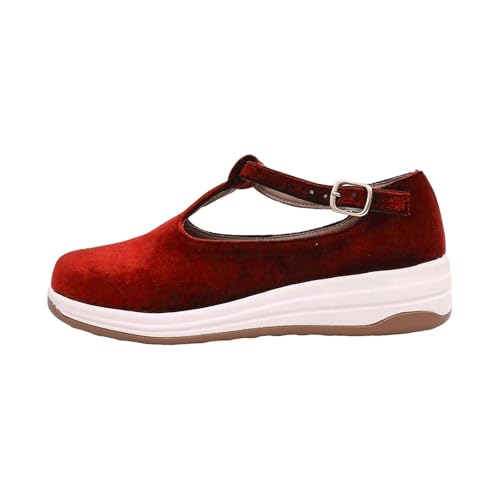 Walkingschuhe Damen Lightweight Mit Elastischem Netz Stoff rutschfest Walkingschuhe Running Outdoor Fitnessschuhe Straßenlaufschuhe Outdoor Sportschuhe von Generic