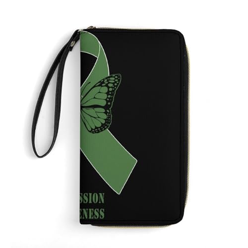 Wallet Bewusstsein Für Depressionen Kartenetui Kreative Geldbeute Niedliche Handtaschen Für Mädchen, Freundin, Freund von Generic