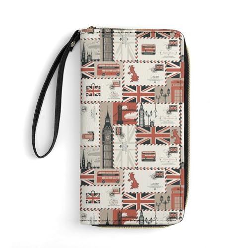 Wallet Thema Großbritannien Und London Portemonnaie Vintage Handtaschen Nette Brieftasche Für Frauen, Mädchen, Freund von Generic