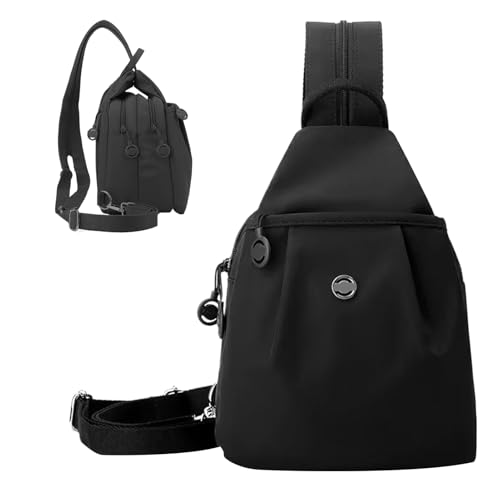 Wandelbare Rucksack-Tasche | Damenrucksack mit mehreren Fächern, Tote mit mehreren Fächern für Reisen, Trekking, Sport, Universität, Arbeit, Flugzeug, Festival, Schwarz, riferimento alla von Generic