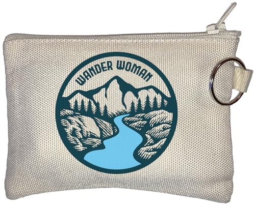 Wander Woman River Graphic Kleine Geldbörse mit Geldbörse Beige One Size von Generic