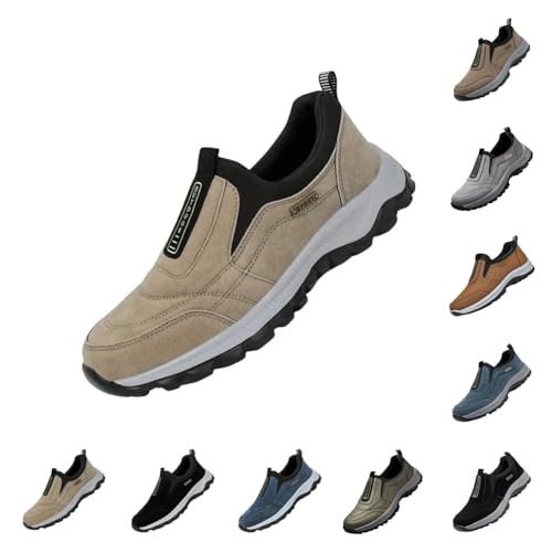 Wanderschuhe Herren, Leichte Atmungsaktiv Trekkingschuhe Wasserdicht Knöchel Bergschuhe rutschfeste Schuhe Herren Sneaker Sportschuhe Für Camping, Wandern Outdoor Wanderschuhe Herren, Leichte Atmungsaktiv Trekkingschuhe Wasserdicht Knöchel Bergschuhe rutschfeste Schuhe Herren Sneaker Sportschuhe Für Camping, Wandern Outdoor von Generic