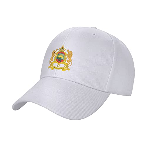 Wappen Von Marokko Herren Damen Visier Hut Leicht Abwaschbar Baseball Cap Atmungsaktiv Baseball Kappen Für Angeln Sport Laufen von Generic