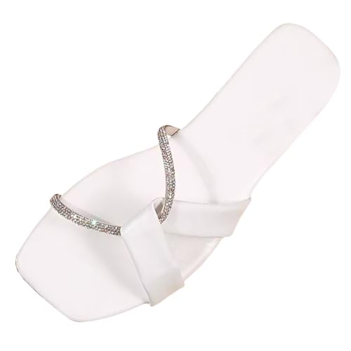 Warehouse Deal Retourenware Flache Sandalen Leichte Glitzer -Strass Hausschuhe Sommer Schlupfschuhe Loafer Bequeme Freizeit Peep Toe Schuhe Elegant Schlappen Breite Füße Casual Plateau Slippers Pumps Warehouse Deal Retourenware Flache Sandalen Leichte Glitzer -Strass Hausschuhe Sommer Schlupfschuhe Loafer Bequeme Freizeit Peep Toe Schuhe Elegant Schlappen Breite Füße Casual Plateau Slippers Pumps von Generic