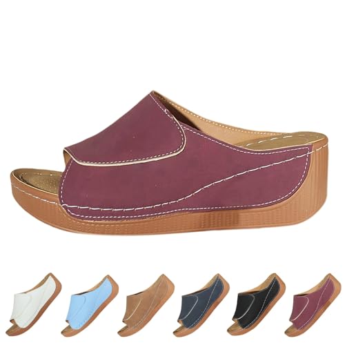 Warehouse Deal Retourenware Hausschuhe Damen Keilabsatz Bequemer Sandalen Dicker Einfache Casual Outdoor Freizeitschuhe Atmungsaktives Schlappschuhe Hallux Valgus Flach Leichte Strandsandalen Warehouse Deal Retourenware Hausschuhe Damen Keilabsatz Bequemer Sandalen Dicker Einfache Casual Outdoor Freizeitschuhe Atmungsaktives Schlappschuhe Hallux Valgus Flach Leichte Strandsandalen von Generic