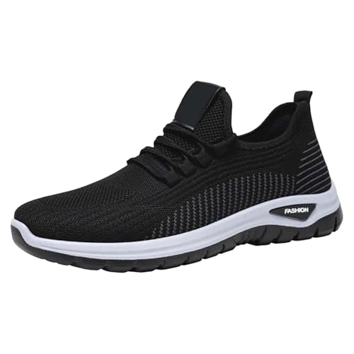 Warehouse Deal Walkingschuhe Herren Freizeitschuhe Mesh Atmungsaktive Sneaker Turnschuhe Leichter Slip On Sportschuhe Laufschuhe Weicher Sohle Stoffschuhe Lightweight Joggingschuhe von Generic