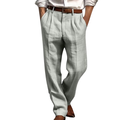 Warehouse Deals Angebote rückläufer Musselin Hose Herren Elegant Einfarbig Anzughose Sommer Businesshose Gerades Bein Stoffhose Baggy Sommerhose Regular Fit Freizeithose Große Größen Loungehose Warehouse Deals Angebote rückläufer Musselin Hose Herren Elegant Einfarbig Anzughose Sommer Businesshose Gerades Bein Stoffhose Baggy Sommerhose Regular Fit Freizeithose Große Größen Loungehose von Generic