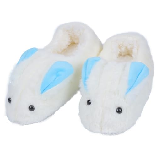 Warme Weichgepolsterte Hausschuhe Für Kleinkinder Bequeme Winterschuhe Mit Kuschelfutter Für Babys Jungen (White, One Size) von Generic