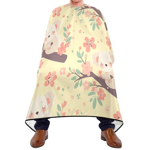 Wasserdicht Haarschneide Umhang, Süßer Koala, Barber Cape Polyester Haar Schneideumhang für Haarschneiden Haarstyling Männer von Generic
