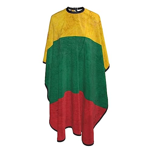 Wasserdicht Salon Umhang, Litauen Flagge, Haarschneideumhang Polyester Friseure Kleid für Haarschneiden Erwachsene Männer von Generic