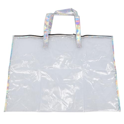 wasserdichte Kunstportfolio-Tasche mit Reißverschlussöffnung, Transparentes Design, PVC- und PU-Material, Großes Fassungsvermögen, Einfacher Zugriff, Geeignet für Große Poster von Generic