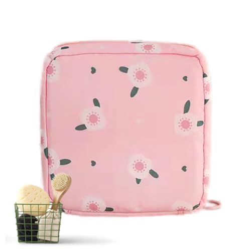 Wasserdichte Perioden-Tasche, Pad-Taschen für die Periode – vielseitiger Make-up-Organizer, diskrete weibliche Pflegetasche, tragbare Menstruationspads, Perioden-Tasche, Tampon-Organizer mit von Generic