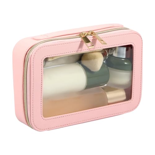Wasserdichtes Kosmetikbeutel - 21x15x6cm Transparent Makeup Organizer, Dauerliebhaber Reißverschlussbeutel | Hoher Wert Uniquee Compact Lightweight Storage Case für Frauen Mädchen Urlaub Arbeitsschule von Generic