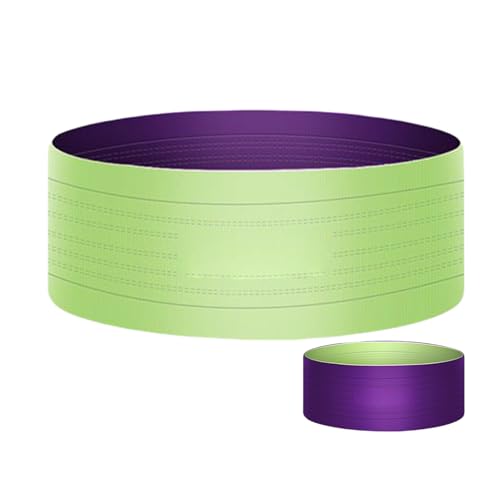 Wasserdichtes Laufbeutel - Doppelbockhalter, einstellbarer Gürtel | Laufgürtel für Frauen, reflektierende atmungsaktive Reisetuch -Telefonspeicher für Jogging Workouts große Kapazitätsläufer Essential von Generic