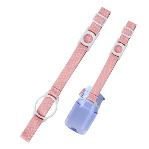 Wasserflaschengurt, Schultergurt für Wasserflasche - Verstellbarer Anti-Verlust-Wasserflaschengriff für Kinder, Umhängeband für Getränke, Gurt für Campeg, Rosa, riferimento alla descrizione, Wasserflaschengurt, Schultergurt für Wasserflasche - Verstellbarer Anti-Verlust-Wasserflaschengriff für Kinder, Umhängeband für Getränke, Gurt für Campeg, Rosa, riferimento alla descrizione, von Generic