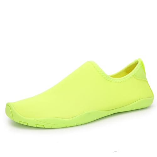 Wasserschuhe für Damen Herren - Schnelltrocknende, rutschfeste Barfußschuhe für Schwimmen, Strand, Pool, Wandern & Angeln,Grün,37 EU von Generic