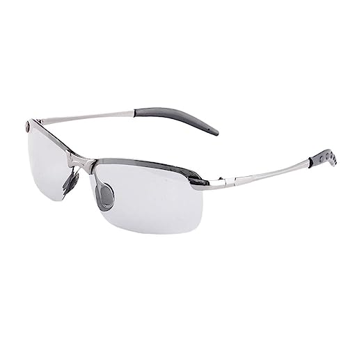 Wechselnde polarisierte Sonnenbrille Herren Polarisierte Brille Chamäleon Brille Fahren F3Q5 Mode 2023 Herren Outdoor Sport, grau, Einheitsgröße Wechselnde polarisierte Sonnenbrille Herren Polarisierte Brille Chamäleon Brille Fahren F3Q5 Mode 2023 Herren Outdoor Sport, grau, Einheitsgröße von Generic