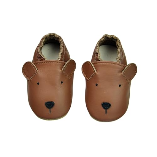 WeichesLeder Lauflernschuhe Krabbelschuhe Babyschuhe Mädchen Jungen Baby Schuhe Weicher Leder mit Wildledersohlen Lederschuhe Kleinkind WeichesLeder 0-6 Monate 6-12 Monate 12-18 Monate 18-24 Monate von Generic