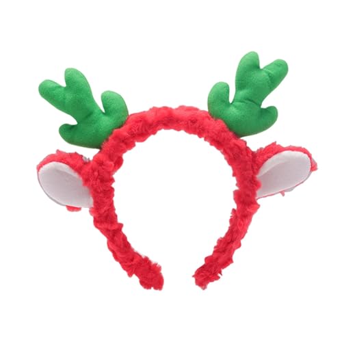 Weihnachten Geweih Stirnband, Rentier Geweih Stirnband | Plüschkostüm Party Hüte | Weihnachten Hirsch Kostüm für Partyzubehör von Generic