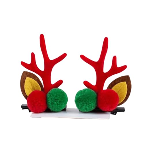 Weihnachten Haarspange Kopfschmuck Elch Clip Paar Clip Festival Dekoration Clip Lovely Small Frauen Damen (# 17) von Generic