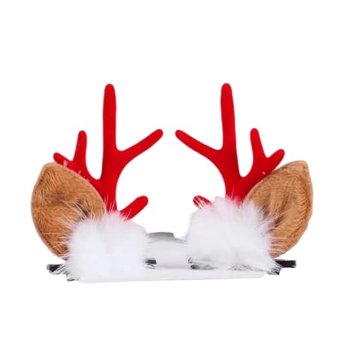 Weihnachten Haarspange Kopfschmuck Elch Clip Paar Clip Festival Dekoration Clip Lovely Small Frauen Damen (# 20) von Generic