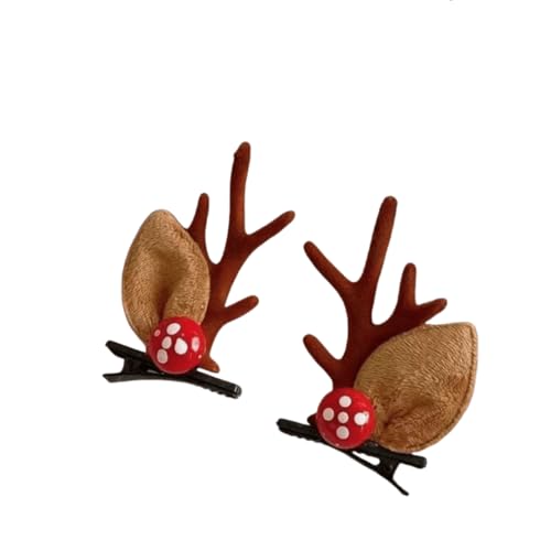 Weihnachten Haarspange Kopfschmuck Elch Clip Paar Clip Festival Dekoration Clip Lovely Small Frauen Damen (# 23) von Generic