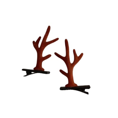 Weihnachten Haarspange Kopfschmuck Elch Clip Paar Clip Festival Dekoration Clip Lovely Small Frauen Damen (# 25) von Generic