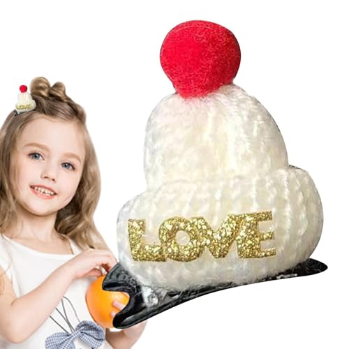 Weihnachten Haarspangen für Mädchen Weihnachten Haarspangen | Gestrickte Haarspange Lustige Haarspangen | Süße Haarspangen Haarspangen von Generic