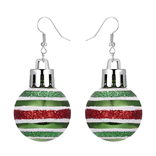 Weihnachten Ohrringe wojonifuiliy01 Damen - Weihnachts Ohrringe Modeschmuck Earring Women Aesthetic Charme Niedlich Partykleidung Weihnachts-Ohrringe, Geschenke für Frauen Mädchen (WhsC-E, One Size) von Generic