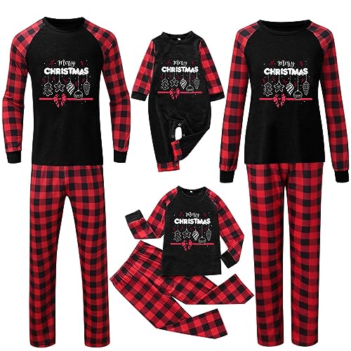 Weihnachten Pyjamas für die Familie Matching-Sets Weihnachten Urlaub Schlafanzug Weihnachten PJs für Erwachsene Männer Frauen Baby Kinder Set Damen von Generic