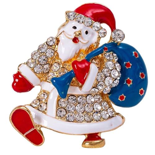 Weihnachten Weihnachtsmann Brosche Pins Für Frauen Weihnachten Anstecknadeln Schmuck Geschenke Für Mädchen Frauen von Generic