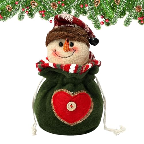 Weihnachtliche Gestrickte Beutel - Weihnachtssacke,Santa Rentier Wiederverwendbarer Verpackungsbeutel Dekoration Kinder Sussigkeiten Verpackung von Generic
