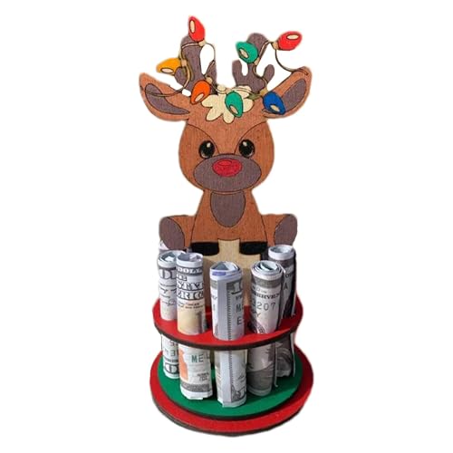 Weihnachts-Geldklammer – Weihnachts-Geldklammer-Ornamente, Weihnachts-Geldklammer-Dekoration | Festliches Design-Dekorationswerkzeug für Schlafzimmer, Wohnzimmer, Arbeitszimmer, Weihnachtsfeier. von Generic