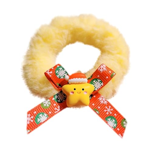 Weihnachts-Haarklammern, Weihnachtsmann-Haarklammern, Weihnachtshaarzubehör mit Weihnachtsschleifen aus Plüsch für Mädchen, Weihnachts-Haarschleife, Weihnachts-Haarspangen für und L von Generic