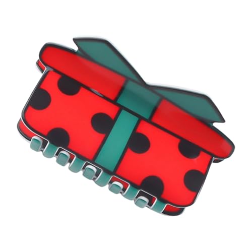 Weihnachts-Haarklammern, Weihnachtsmann-Haarklammern - Weihnachtsmann Haarspange - Rutschfeste, exquisite Weihnachtsbäume, Weihnachts-Haarspange für Frauen und Mädchen von Generic