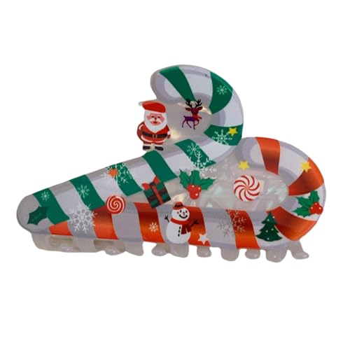 Weihnachts Haarklammern,Damen Acryl Weihnachts Haarspange | Niedliche Mode Barrettes Accessoires Für Halloween Herbst Damen Festliche jungfer Urlaub Teen Hochzeitsfeier von Generic