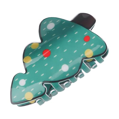 Weihnachts-Haarklammern - Weihnachtsmann-Haarklammern, Weihnachtsmann Haarspange,Rutschfeste - Exquisite Weihnachtsbäume, Weihnachts-Haarspange Für Frauen Und Mädchen von Generic