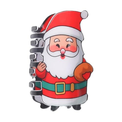 Weihnachts-Haarklammern – Weihnachtsmann- -Haarklammern, Dickes Haar, Winter-Haarklammern | Rutschfester Haarschmuck, Rutschfester Weihnachtsbaum-Haarschmuck Für Kinder Und Frauen von Generic