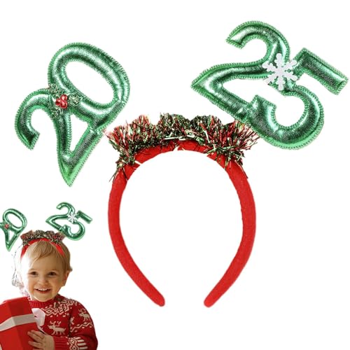 Weihnachts-Haarreifen, Weihnachts-Stirnbänder für Frauen | Feiertags-Haarbänder Schöne Feiertags-Stirnbänder für Frauen,Weihnachts-Haar-Stirnband, trendiger Damen-Haarschmuck für Partys mit Freunden von Generic
