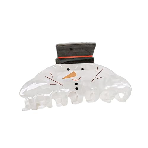 Weihnachts-Haarspange, Weihnachts-Krallenklammer - Dicke Haarspange mit Strasssteinen, Weihnachts-Haarklammer | Damen-Haarspange, modisches Weihnachts-Accessoire für Frauen und Mädchen von Generic