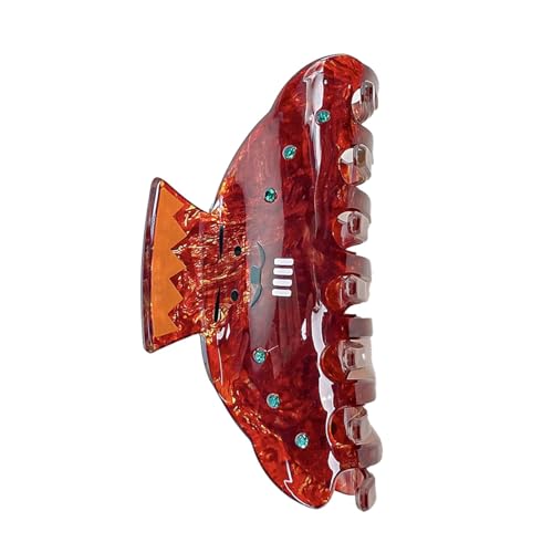 Weihnachts-Haarspange, Weihnachtskrallen-Haarspange - Weihnachtskralle schöne dicke Haarspange,Modische Damen-Haarspange von Generic