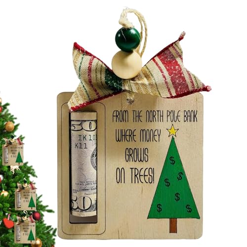 Weihnachtsgeldbörse, einzigartige Geldbörse für Weihnachten | Weihnachtsornamente aus Silber, lustige Geldbörse, Ornamente für , Mama, Freunde, Autodekoration, B, Se référer au descriptif, Siehe von Generic