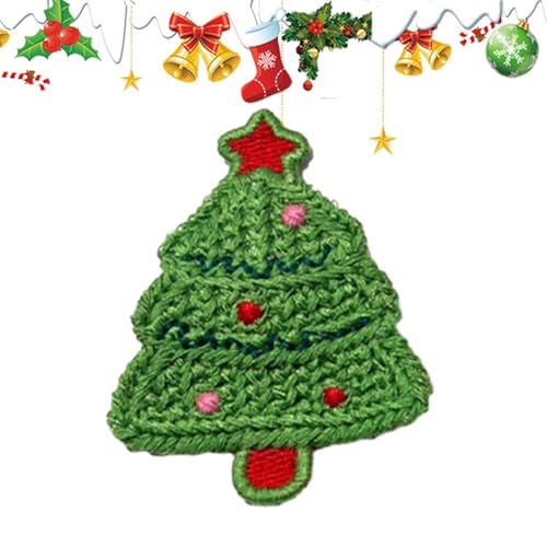 Weihnachtshaarnadel – Weihnachtshaarnadel mit dekorativem Häkchen | Bequemes tragbares Haar-Zubehör für den Alltag Dating, gehäkelte Haarspangen von Generic