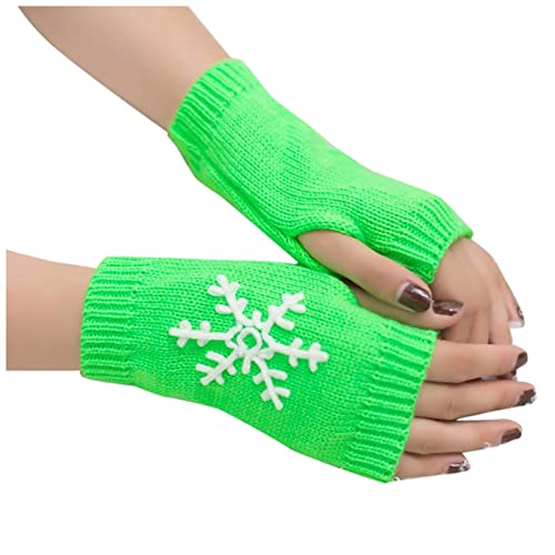 Weihnachtshandschuhe Damen Winterhandschuhe Damen Weihnacht Handschuhe Damen Handschuhe Winter Damen Strickhandschuhe Damen Dicke Handschuhe Damen Outdoor Handschuhe Winter von Generic