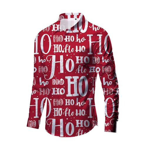 Weihnachtshemd Herren Lustig, Hemd Weihnachten Herren mit Weihnachtsmotive Weihnachts Hemden Langarm Briefdruck Weihnachtshemden Stylische Weihnachtsshirt Christmas Shirt Xmas Freizeithemd Weihnachtshemd Herren Lustig, Hemd Weihnachten Herren mit Weihnachtsmotive Weihnachts Hemden Langarm Briefdruck Weihnachtshemden Stylische Weihnachtsshirt Christmas Shirt Xmas Freizeithemd von Generic