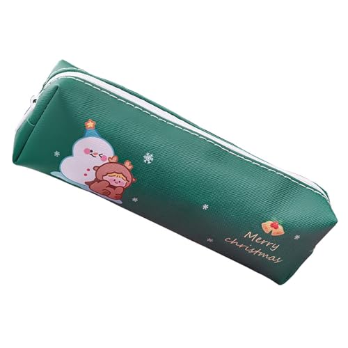 Weihnachtsmäppchen - Süße Schminktasche Mit Reißverschluss | Weihnachtsbeutel Mit Großem Fassungsvermögen, Langlebige Schreibwarentasche Für Zuhause, Schule, Reisen von Generic