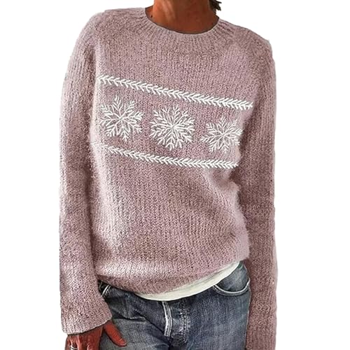 Weihnachtspullover Damen Langarm Rundhals Elegant Fleecepullover Oversize Strickpullover Norweger Winterpullover Warm Y2k Damenpullover Flauschiger Pullover Sweater Winter Patchwork Sweatshirt Weihnachtspullover Damen Langarm Rundhals Elegant Fleecepullover Oversize Strickpullover Norweger Winterpullover Warm Y2k Damenpullover Flauschiger Pullover Sweater Winter Patchwork Sweatshirt von Generic