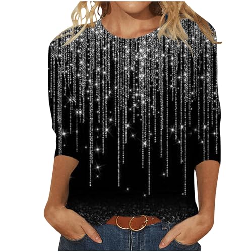 Weihnachtspullover Damen Langarm Sweatshirt Rundhals Weihnachtspulli Elegant Weihnachten Pullover Damen Winter Pullis Casual Oberteile Tops für Frauen Teenager Mädchen Meine Bestellungen Anzeigen von Generic