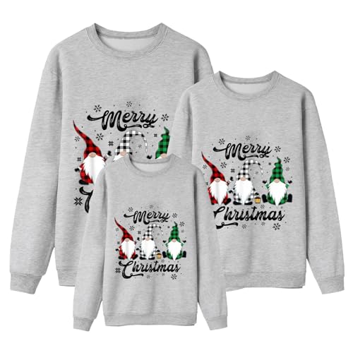 Weihnachtspullover Familie Set Damen Herren Kinder Lustig Weihnachtspulli Ugly Christmas Sweater Rundhals mit Reindeer Unisex Weihnachts Pullover Pärchen Damen Herren Lustig Weihnachtsoutfit 2024#19 von Generic