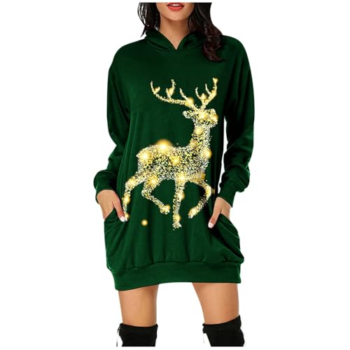 Weihnachtspullover Kleider Damen Rot Weinglas Lang Kapuzenpullover Weihnachten Pullover Sweatshirt Weihnachts Hoodie Lang Baumwolle Sweatkleid Weihnachtskleid Weihnachtspulli Christmas Sweater Frauen Weihnachtspullover Kleider Damen Rot Weinglas Lang Kapuzenpullover Weihnachten Pullover Sweatshirt Weihnachts Hoodie Lang Baumwolle Sweatkleid Weihnachtskleid Weihnachtspulli Christmas Sweater Frauen von Generic